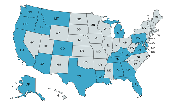 States We Serve Northwest Reverse Mortgage